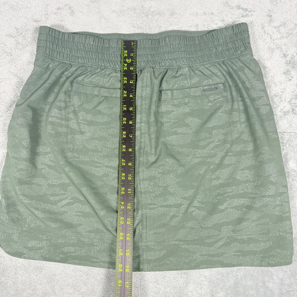 Orvis Womens Small Skort Sage Green Camo Active Hiking Utility Skirt 0783